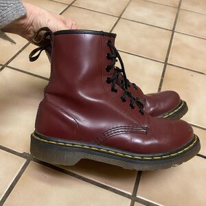 Dr. Martens Women's Burgundy Boots